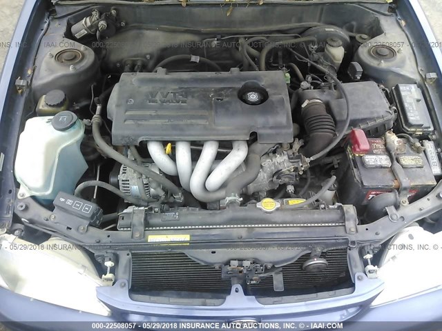 1NXBR12E4YZ375824 - 2000 TOYOTA COROLLA VE/CE/LE 蓝色 照片 10