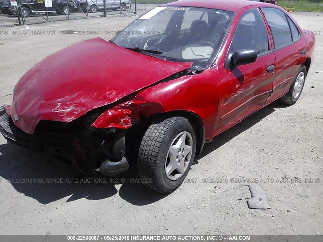 1G1JC524427101537 - 2002 CHEVROLET CAVALIER CNG RED photo 6