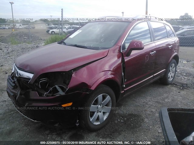 3GSCL53728S549590 - 2008 SATURN VUE XR RED photo 2