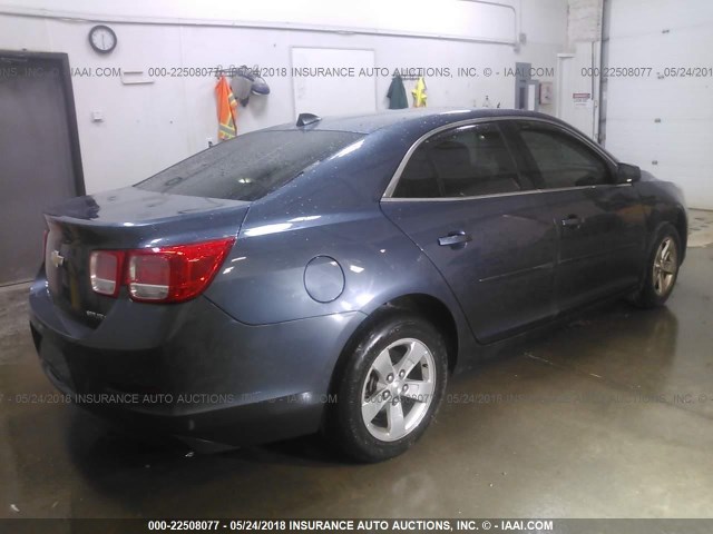 1G11B5SA6DF260223 - 2013 CHEVROLET MALIBU LS BLUE photo 4
