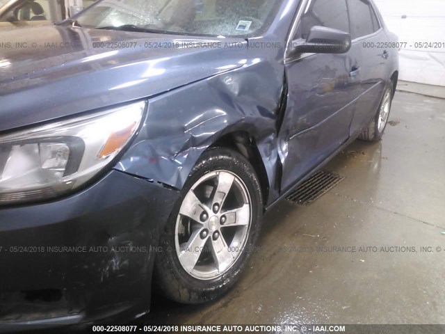 1G11B5SA6DF260223 - 2013 CHEVROLET MALIBU LS BLUE photo 6