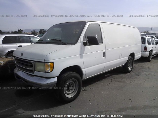 1FTPS24L7XHA71779 - 1999 FORD ECONOLINE E250 VAN WHITE photo 2