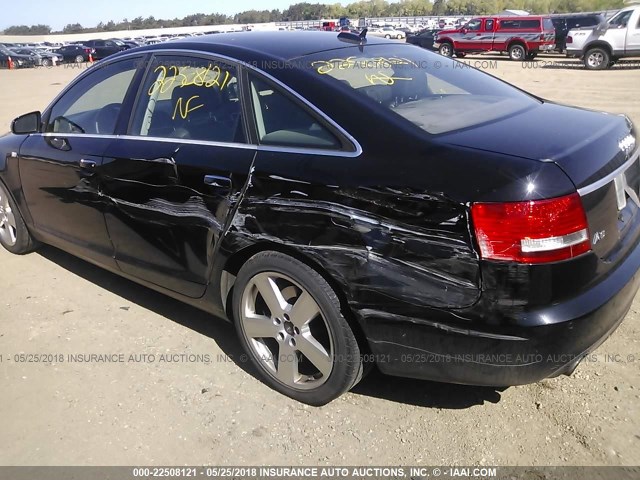 WAUEG74F86N025360 - 2006 AUDI A6 S-LINE 3.2 QUATTRO BLACK photo 6