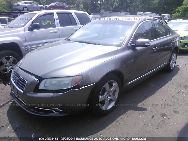 YV1AH992891092661 - 2009 VOLVO S80 T6 GRAY photo 2