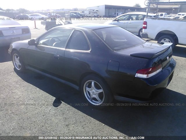 JHMBB6247XC007850 - 1999 HONDA PRELUDE BLACK photo 3