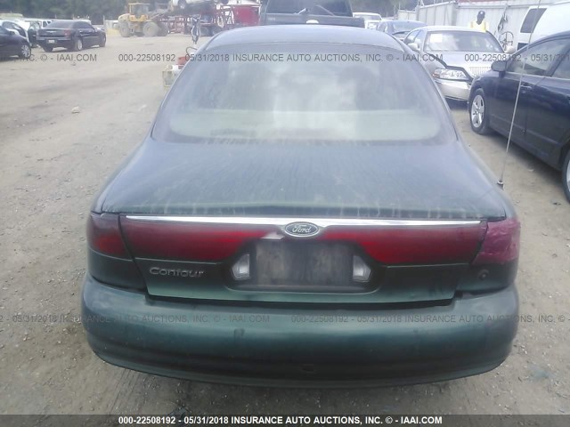 3FAFP66Z5YM108479 - 2000 FORD CONTOUR SE GREEN photo 6