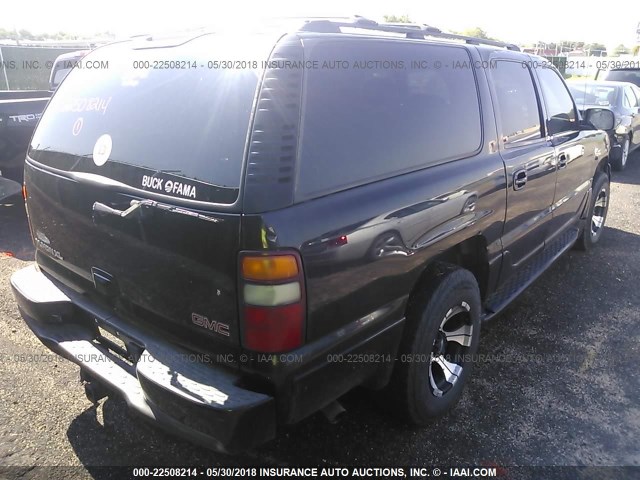 1GKFK66U23J154956 - 2003 GMC YUKON XL DENALI BLACK photo 4