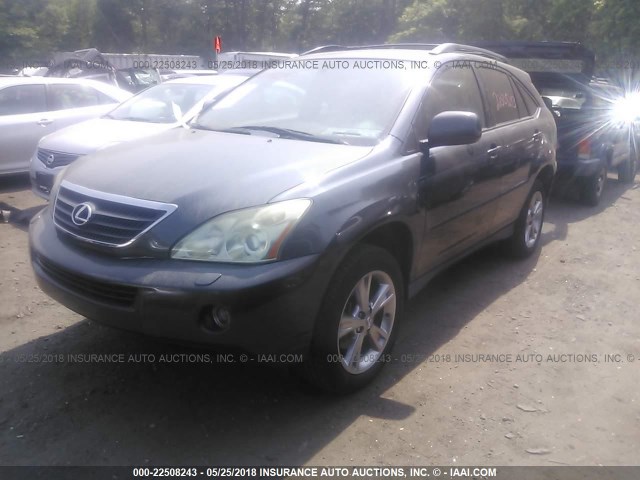 JTJHW31U460023677 - 2006 LEXUS RX 400 BLUE photo 2