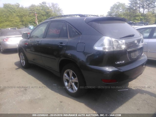 JTJHW31U460023677 - 2006 LEXUS RX 400 BLUE photo 3