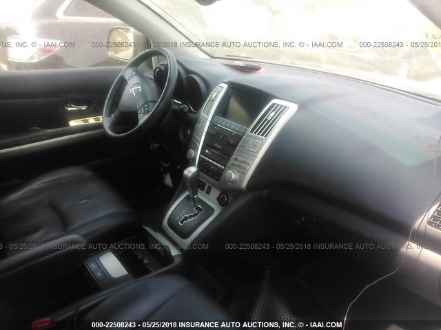 JTJHW31U460023677 - 2006 LEXUS RX 400 BLUE photo 5