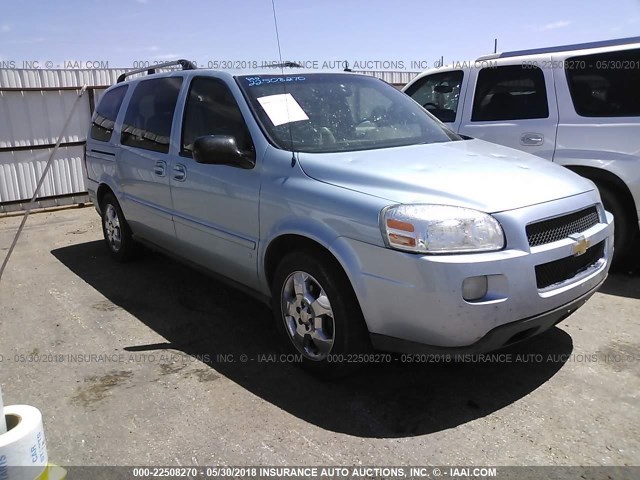 1GNDV33W87D133362 - 2007 CHEVROLET UPLANDER LT BLUE photo 1