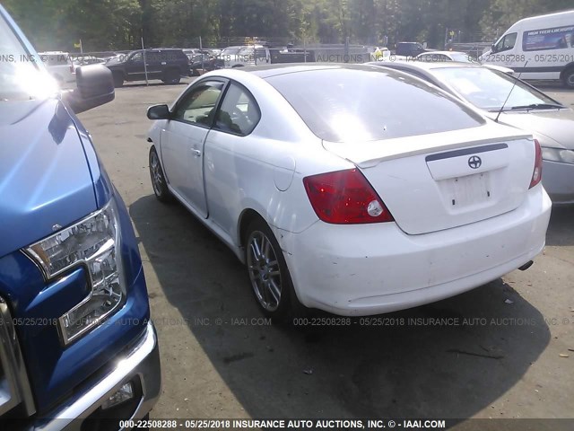 JTKDE177770154882 - 2007 TOYOTA SCION TC 白色 照片 3