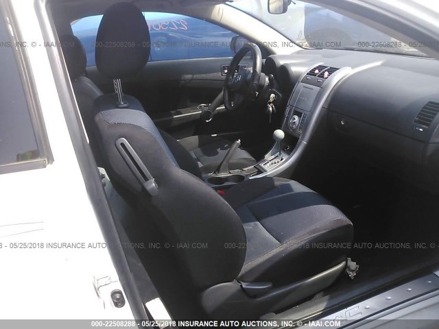 JTKDE177770154882 - 2007 TOYOTA SCION TC 白色 照片 5