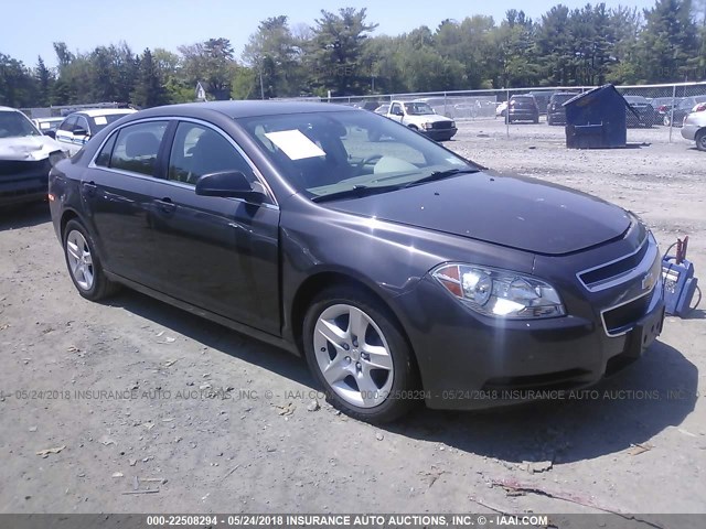 1G1ZB5E1XBF334285 - 2011 CHEVROLET MALIBU LS GRAY photo 1
