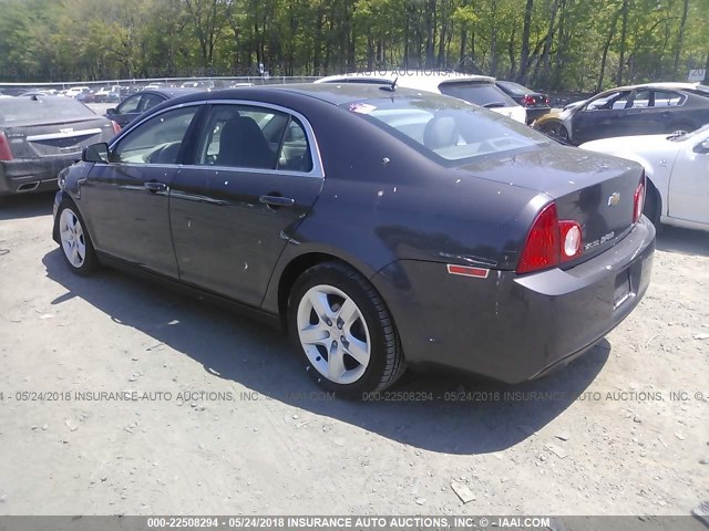 1G1ZB5E1XBF334285 - 2011 CHEVROLET MALIBU LS GRAY photo 3