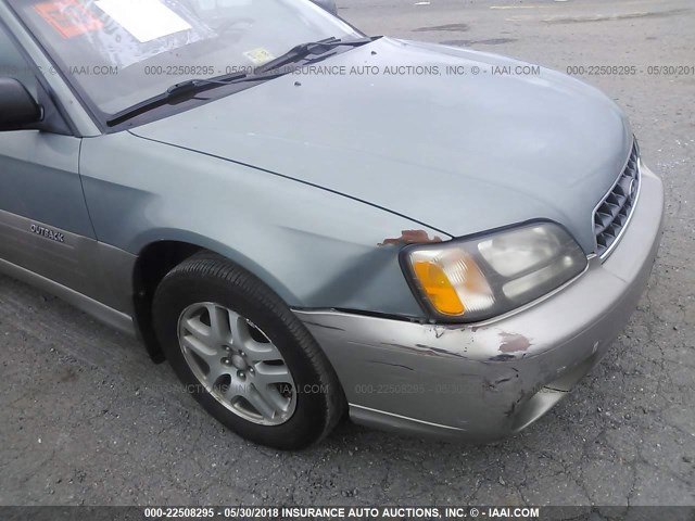 4S3BH675647611962 - 2004 SUBARU LEGACY OUTBACK AWP 绿色 照片 6