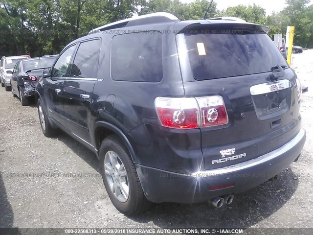 1GKER33717J133462 - 2007 GMC ACADIA SLT-2 BLACK photo 3