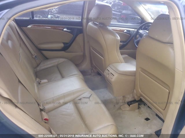 19UUA66295A034886 - 2005 ACURA TL BLUE photo 8