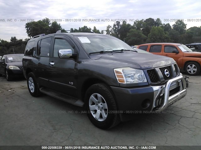 5N1AA08BX6N716547 - 2006 NISSAN ARMADA SE/LE GRAY photo 1