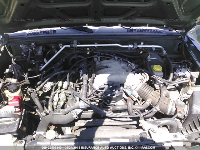 5N1ED28Y61C523051 - 2001 NISSAN XTERRA XE/SE GREEN photo 10