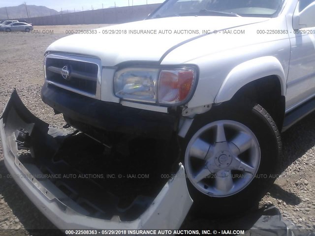 JN8DR09X41W571677 - 2001 NISSAN PATHFINDER LE/SE/XE WHITE photo 6