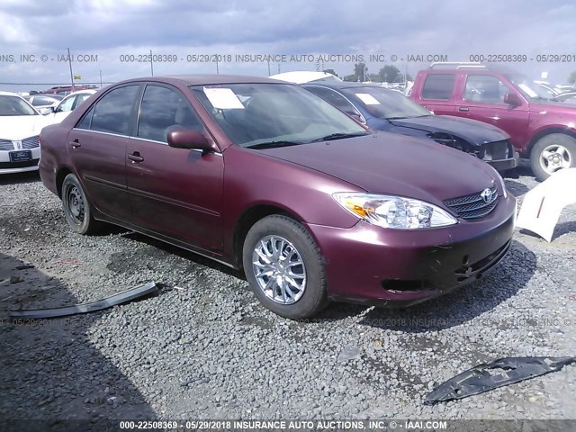 JTDBE32KX30139485 - 2003 TOYOTA CAMRY LE/XLE Kastanienbraun Foto 1