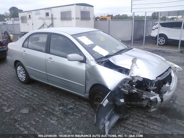 2T1BR32E03C095128 - 2003 TOYOTA COROLLA CE/LE/S SILVER photo 1