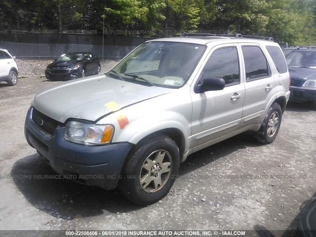 1FMCU94194KB51739 - 2004 FORD ESCAPE LIMITED TAN photo 2