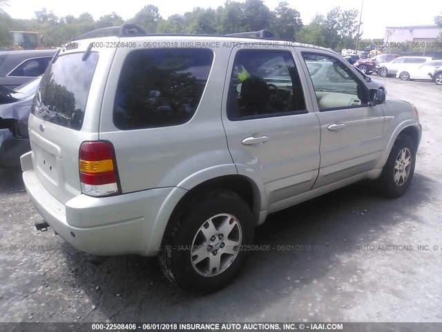 1FMCU94194KB51739 - 2004 FORD ESCAPE LIMITED TAN photo 4