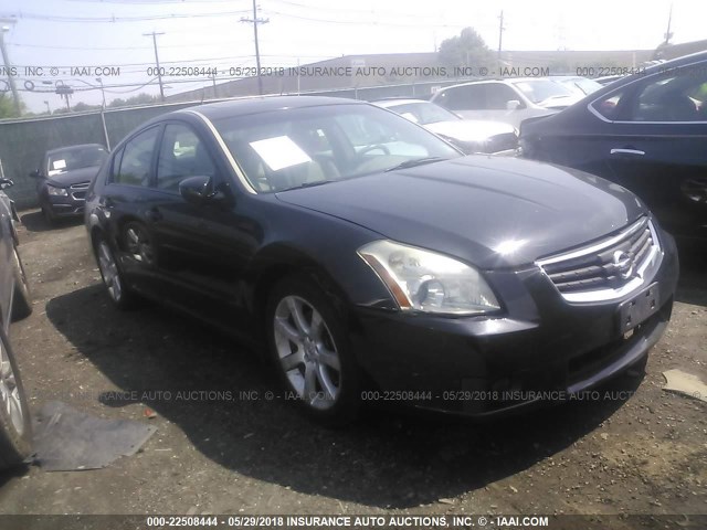 1N4BA41EX7C814324 - 2007 NISSAN MAXIMA SE/SL BLACK photo 1