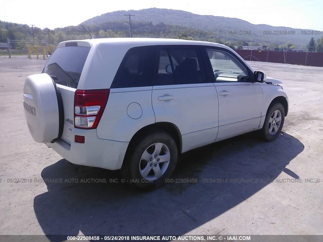 JS3TD0D22A4100433 - 2010 SUZUKI GRAND VITARA PREMIUM WHITE photo 4