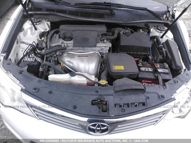 4T1BF1FK0CU546540 - 2012 TOYOTA CAMRY SE/LE/XLE 白色 照片 10