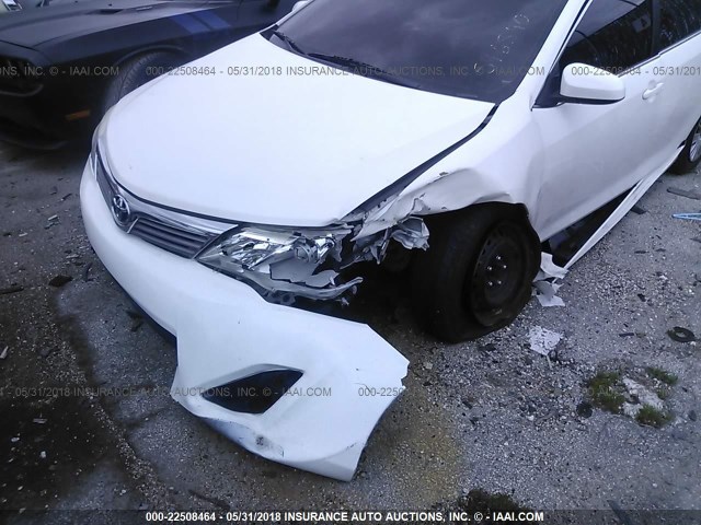 4T1BF1FK0CU546540 - 2012 TOYOTA CAMRY SE/LE/XLE 白色 照片 6