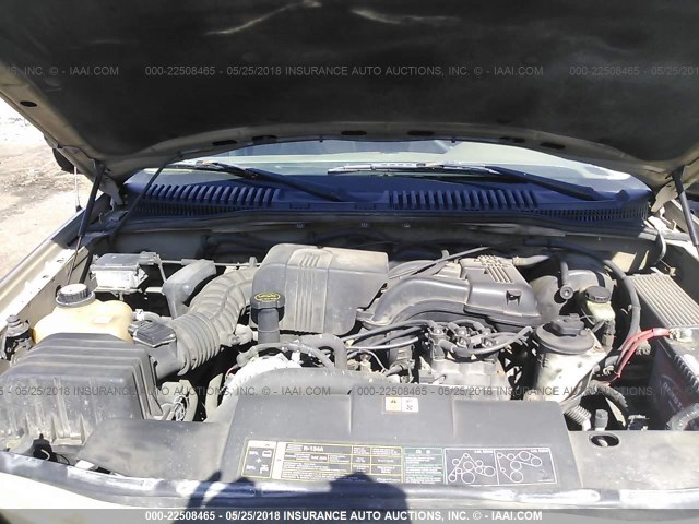 1FMZU73E83UC14772 - 2003 FORD EXPLORER XLT/XLT SPORT/NBX 金色 照片 10