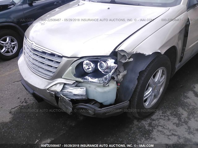 2C8GF68434R330443 - 2004 CHRYSLER PACIFICA BEIGE photo 6