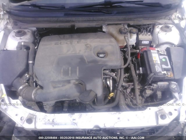 1G1ZC5E18BF395132 - 2011 CHEVROLET MALIBU 1LT 白色 照片 10