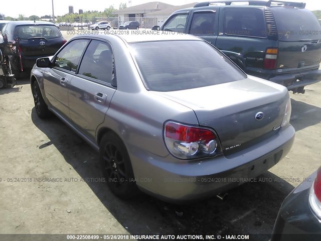 JF1GD67606H501356 - 2006 SUBARU IMPREZA 2.5I GRAY photo 3