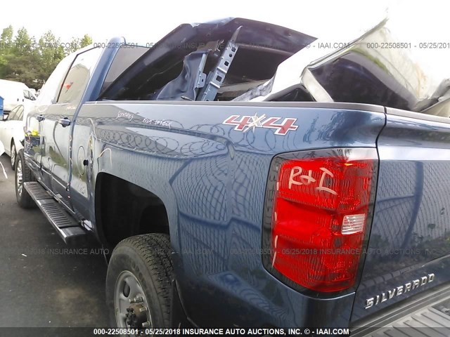 1GC1KVEY1HF134955 - 2017 CHEVROLET SILVERADO K2500 HEAVY DUTY LT BLUE photo 3