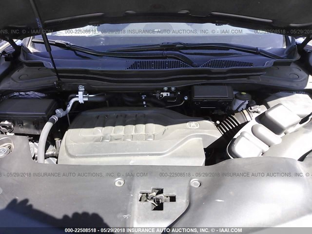 5FRYD4H50HB029041 - 2017 ACURA MDX TECHNOLOGY GRAY photo 10