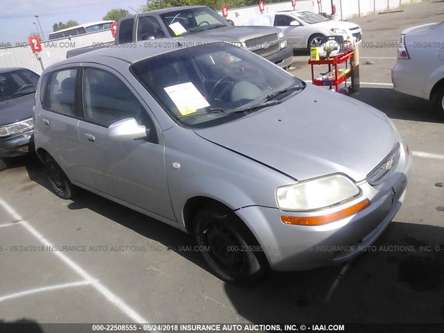 KL1TD62625B416821 - 2005 CHEVROLET AVEO LS 银色 照片 1