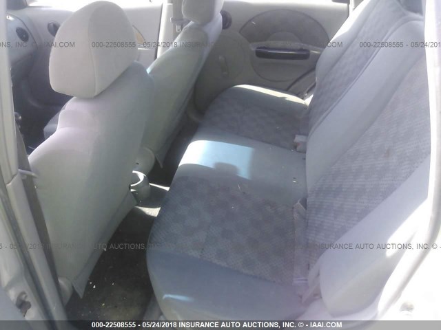 KL1TD62625B416821 - 2005 CHEVROLET AVEO LS 银色 照片 8
