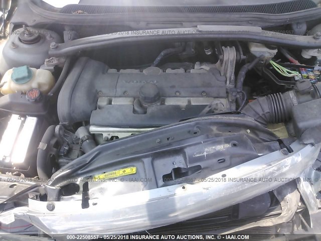 YV1RS61RX12057632 - 2001 VOLVO S60 GREEN photo 10