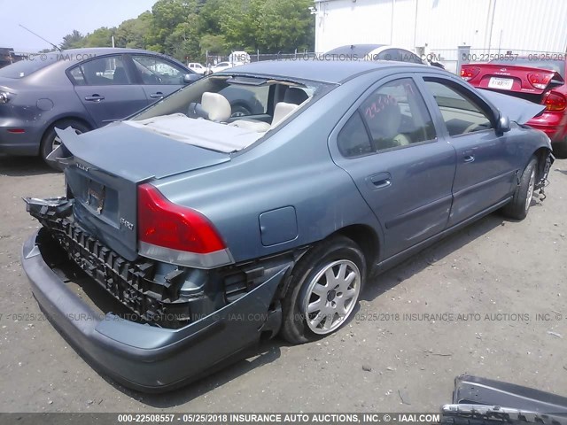 YV1RS61RX12057632 - 2001 VOLVO S60 GREEN photo 4