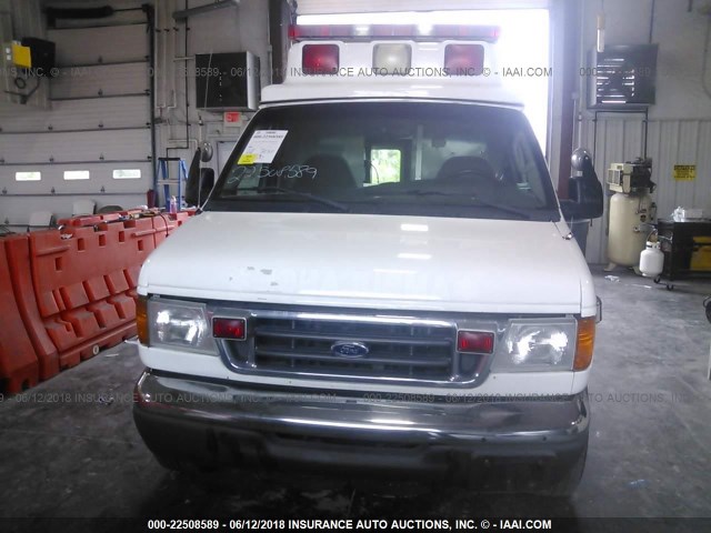 1FDSS34F93HB58020 - 2003 FORD ECONOLINE E350 SUPER DUTY VAN WHITE photo 6