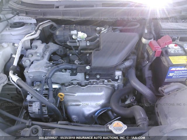 JN8AS5MT6BW565292 - 2011 NISSAN ROGUE S/SV/KROM SILVER photo 10