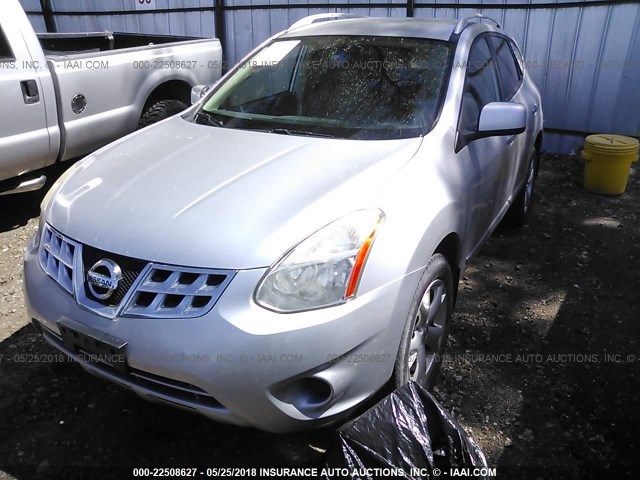 JN8AS5MT6BW565292 - 2011 NISSAN ROGUE S/SV/KROM SILVER photo 2