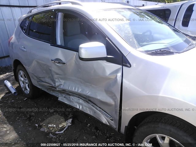 JN8AS5MT6BW565292 - 2011 NISSAN ROGUE S/SV/KROM SILVER photo 6