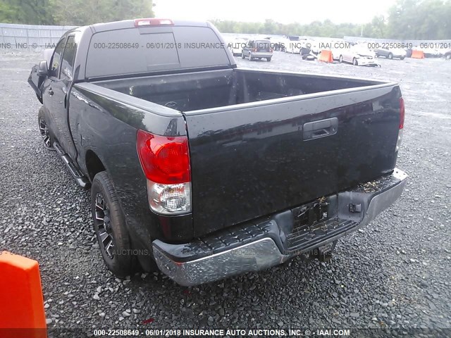 5TFBV54147X022188 - 2007 TOYOTA TUNDRA DOUBLE CAB SR5 BLACK photo 3