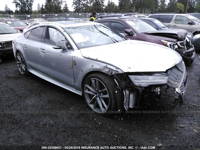 WUAWRAFC7HN903478 - 2017 AUDI RS7 PERFORMANCE/PRESTIGE 银色 照片 1