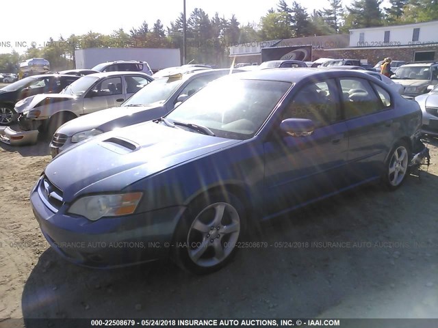 4S3BL676364203611 - 2006 SUBARU LEGACY GT LIMITED Light Blue photo 2